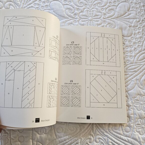 Easy Paper-Pieced Keepsake Quilts Book By Doak, Block & Alphabet, Vintage 1995 - Picture 6 of 10